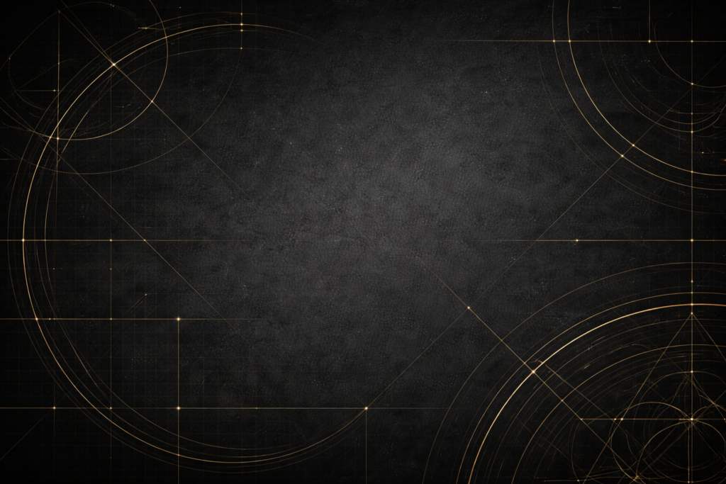 Fond stratégique noir et doré symbolisant transformation énergétique et structure.